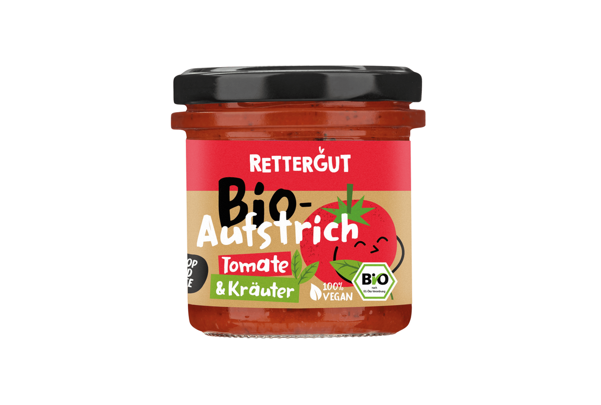 Rettergut Bio-Aufstrich Tomate &amp; Kräuter – Bread Company